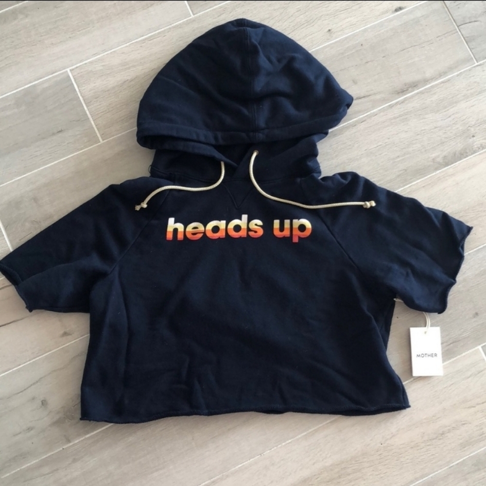 MOTHER cropped hoody Size L